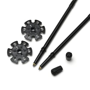 Trekking aluminum Z-fold Black