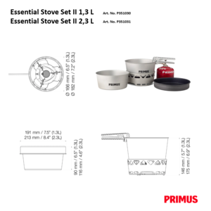Essential Stove Set 1.3 L