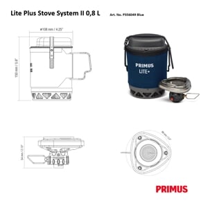Vařič set PRIMUS Lite Plus 0,8