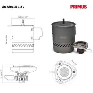 Vařič set PRIMUS Lite Ultra XL