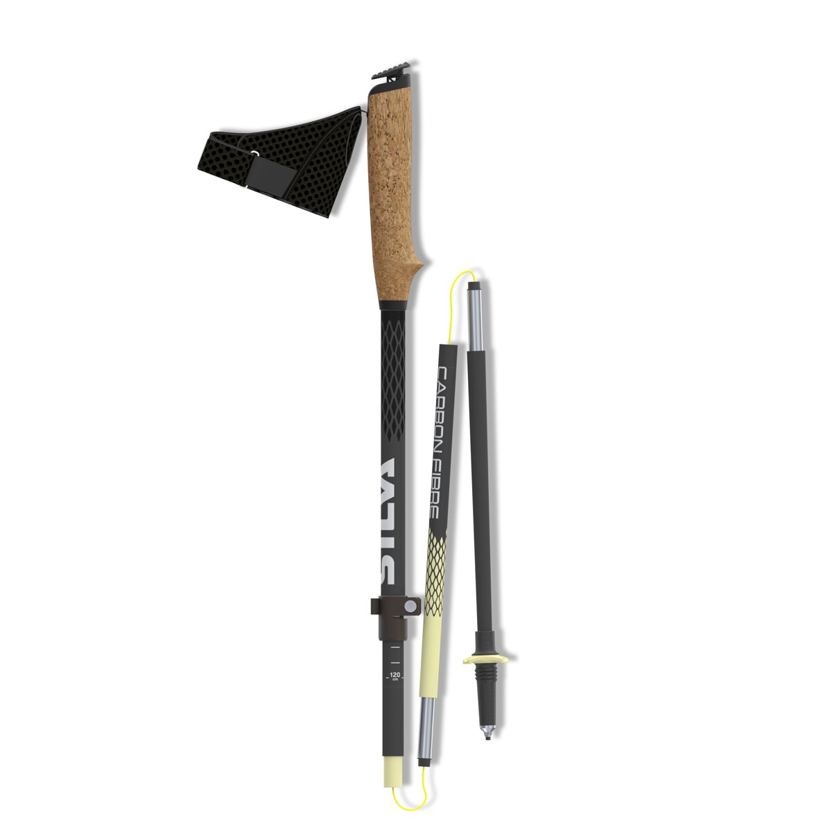 Running poles carbon 120-140cm