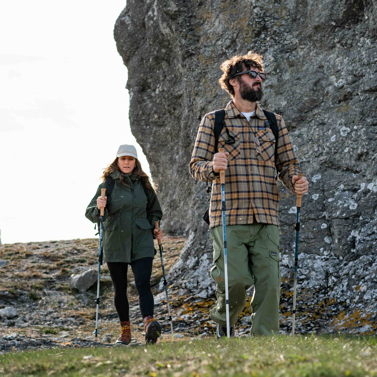 Trekking poles alu tele