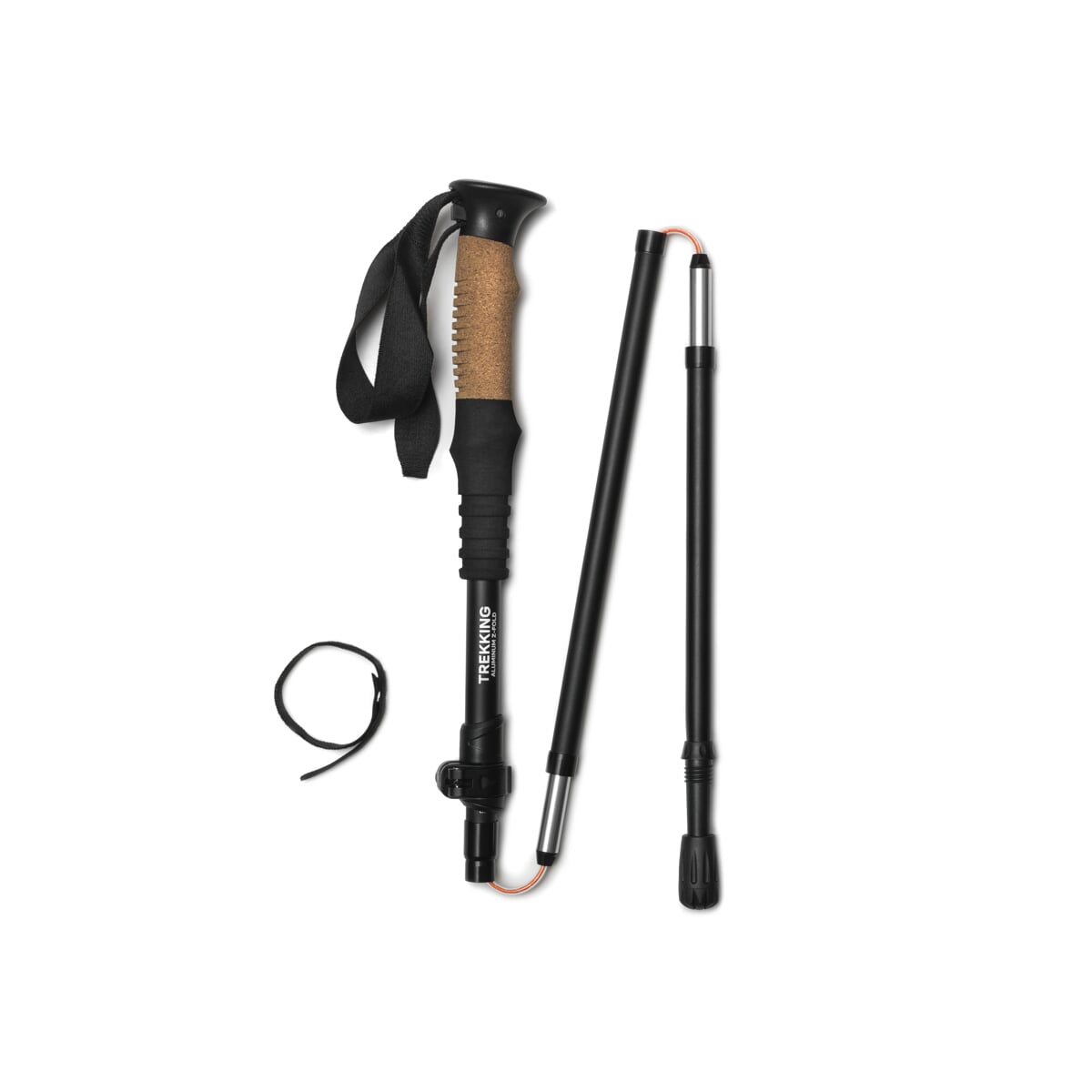 Trekking aluminum Z-fold Black