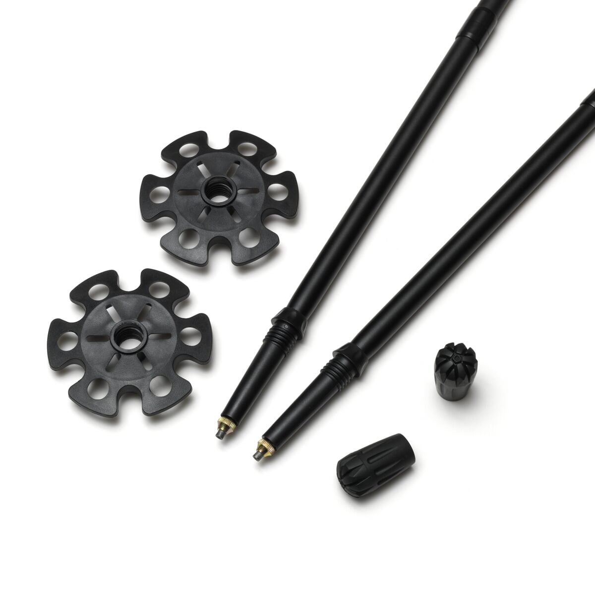 Trekking aluminum Z-fold Black