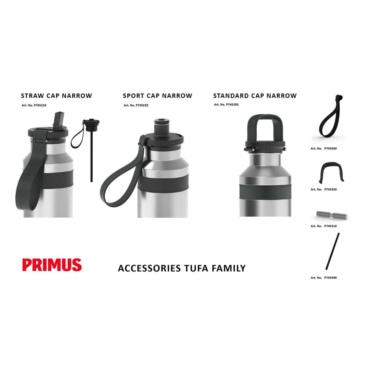 Láhev PRIMUS Tufa Narrow 0,8L