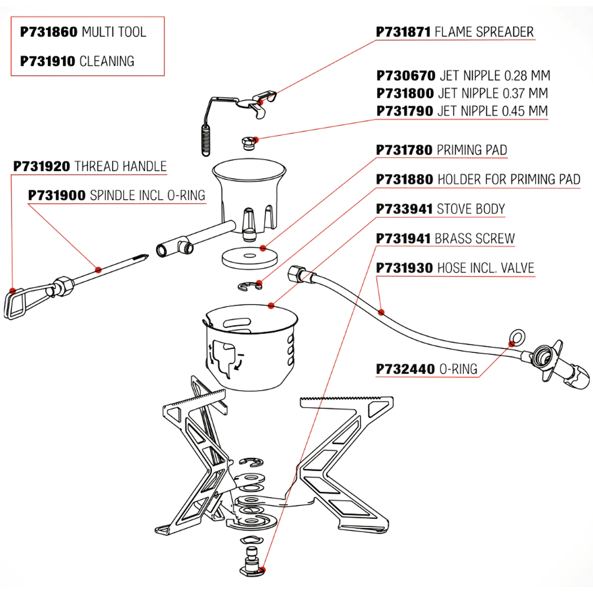 Rozdělovač plamene PRIMUS