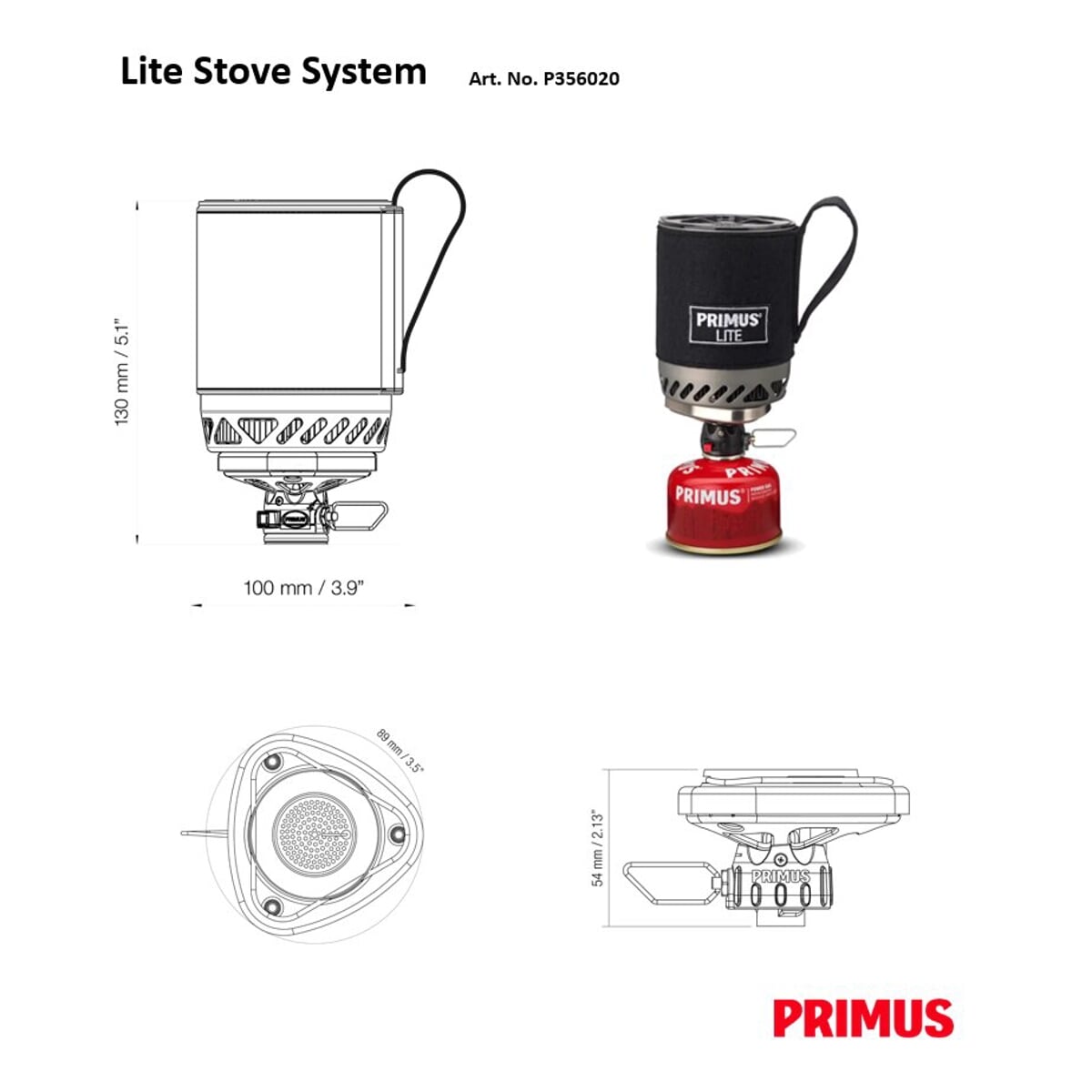Vařič set PRIMUS Lite Stove