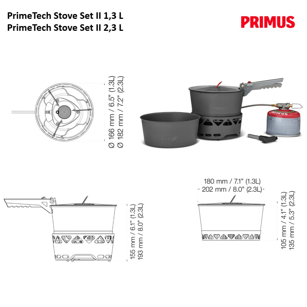 PrimeTech Stove Set II 2.3 L