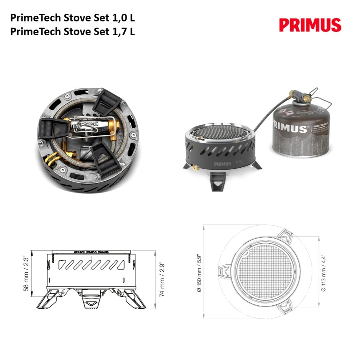 Vařič set PRIMUS Ulti 1,0L